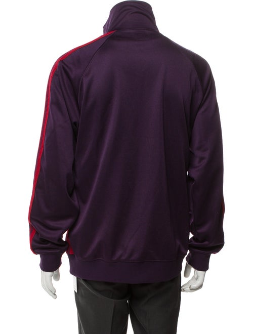 Needles Striped Mock Neck Sweatshirt