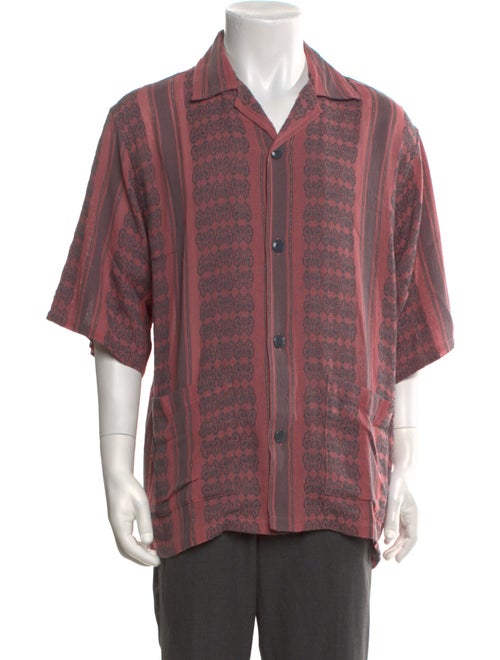 Needles Printed Three-Quarter Sleeve Shirt