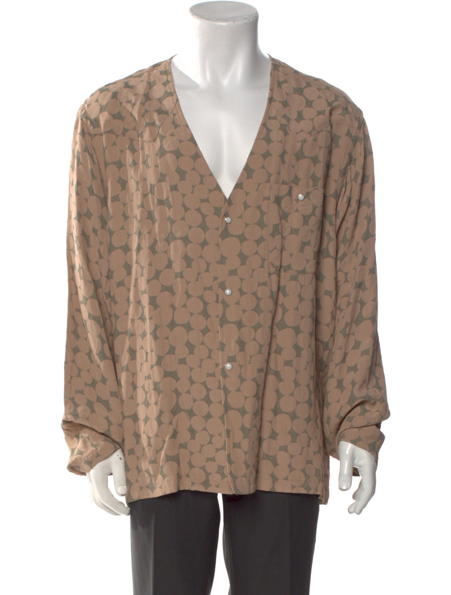 Needles Polka Dot Print Long Sleeve Shirt