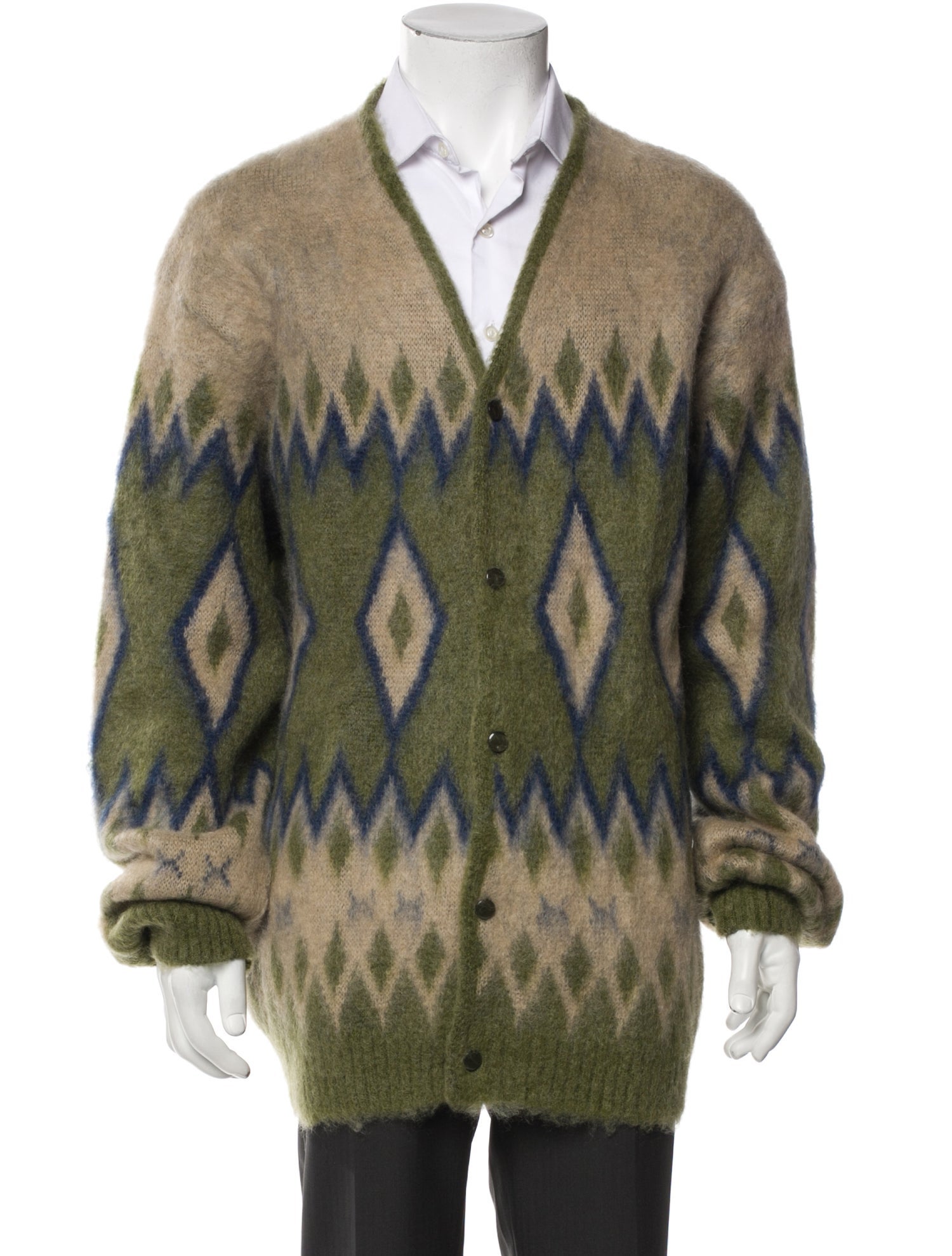 Needles Printed V-Neck Cardigan