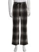 Needles Wool Plaid Print Lounge Bottoms