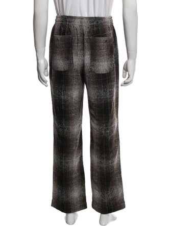 Needles Wool Plaid Print Lounge Bottoms