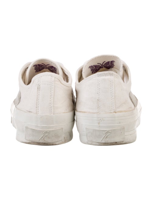 Needles Canvas Colorblock Pattern Sneakers