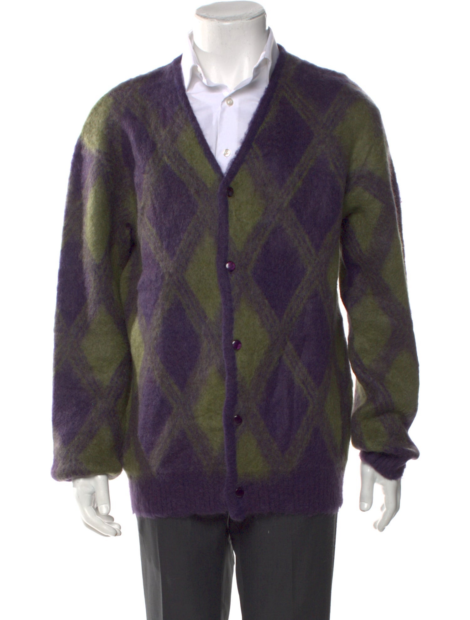 Needles Printed V-Neck Cardigan