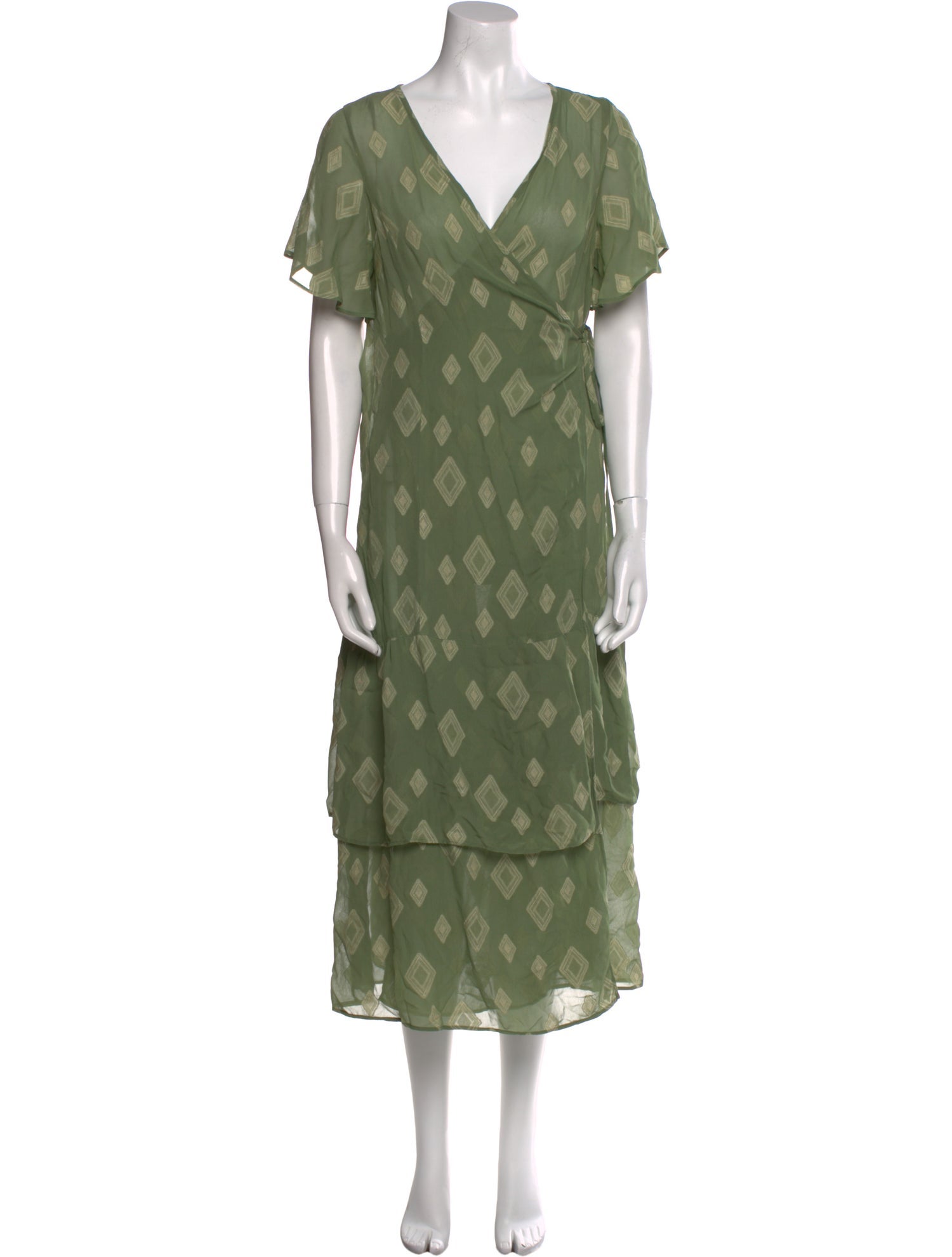 Needles Printed Midi Length Dress