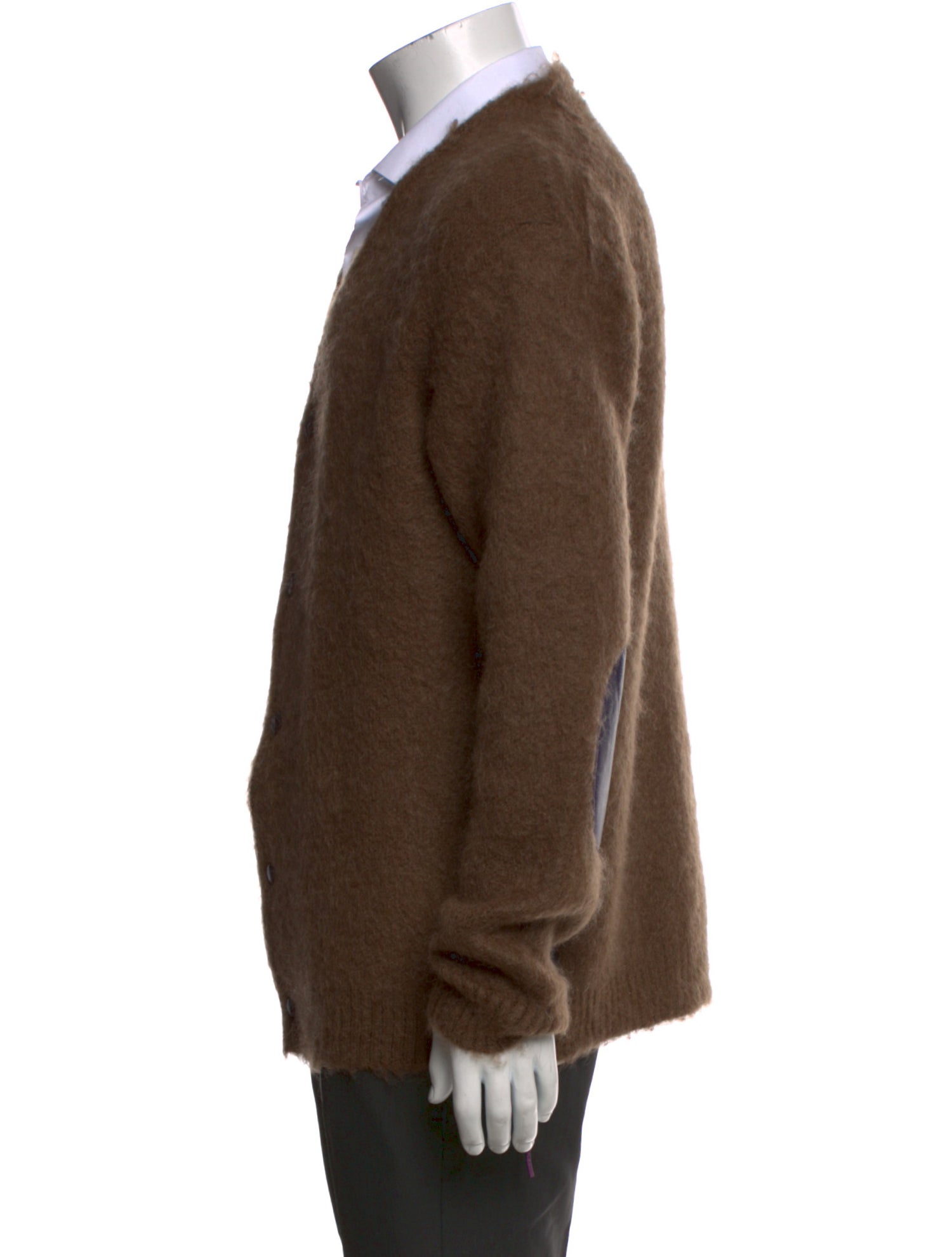 Needles V-Neck Long Sleeve Cardigan