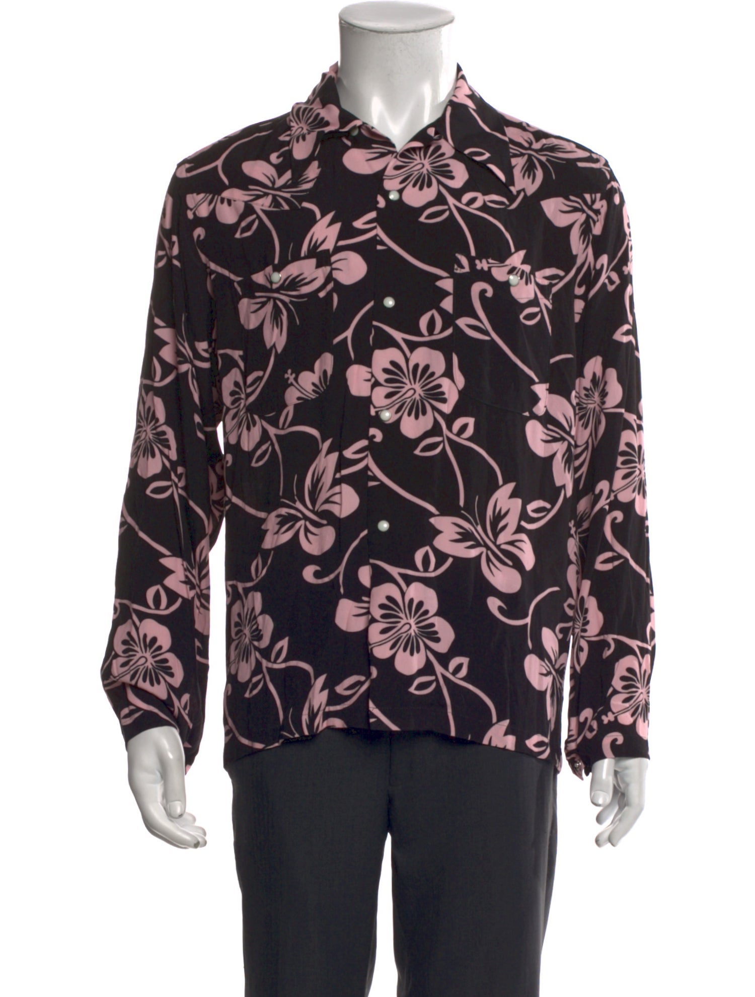 Needles Floral Print Long Sleeve Shirt