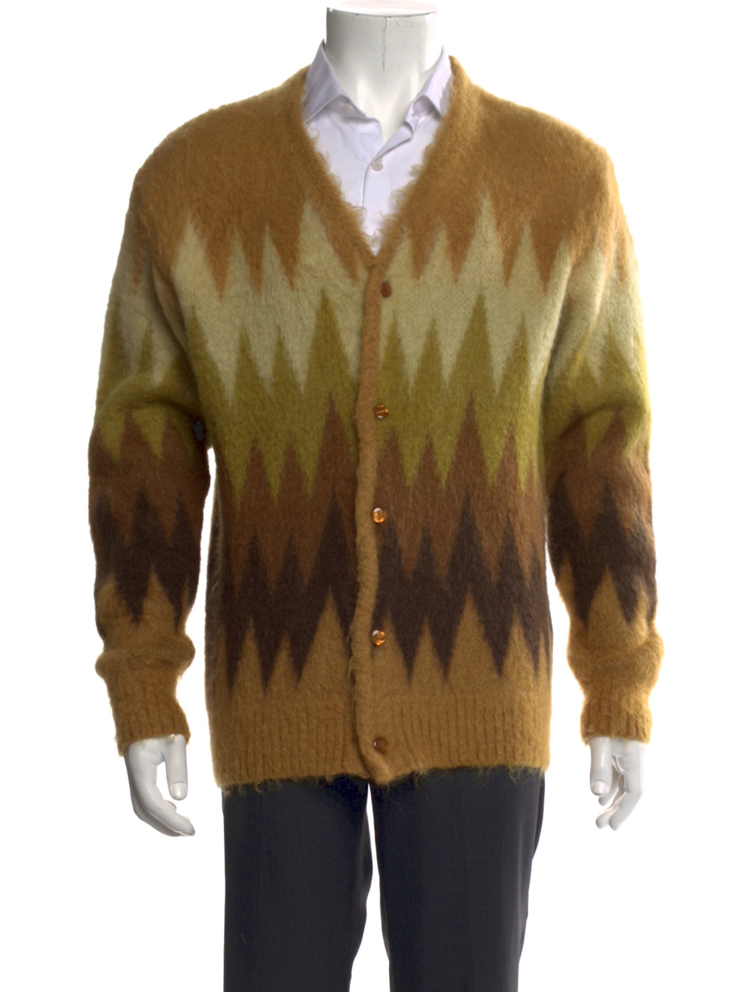 Needles Printed V-Neck Cardigan