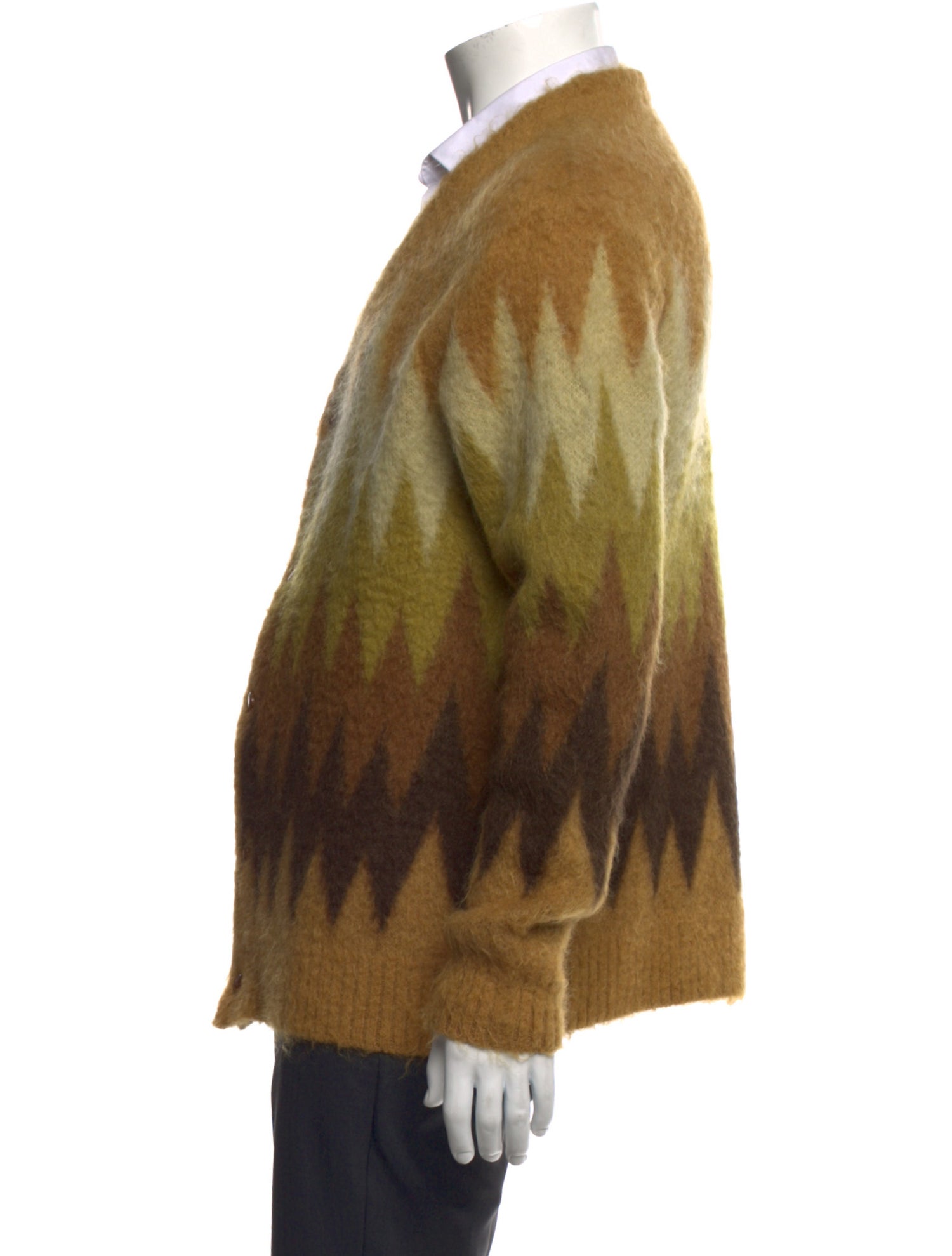 Needles Printed V-Neck Cardigan