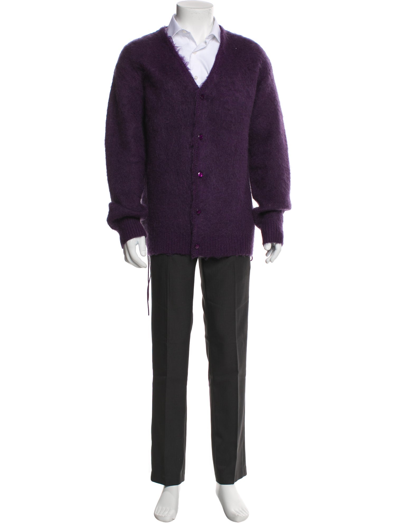 Needles V-Neck Long Sleeve Cardigan