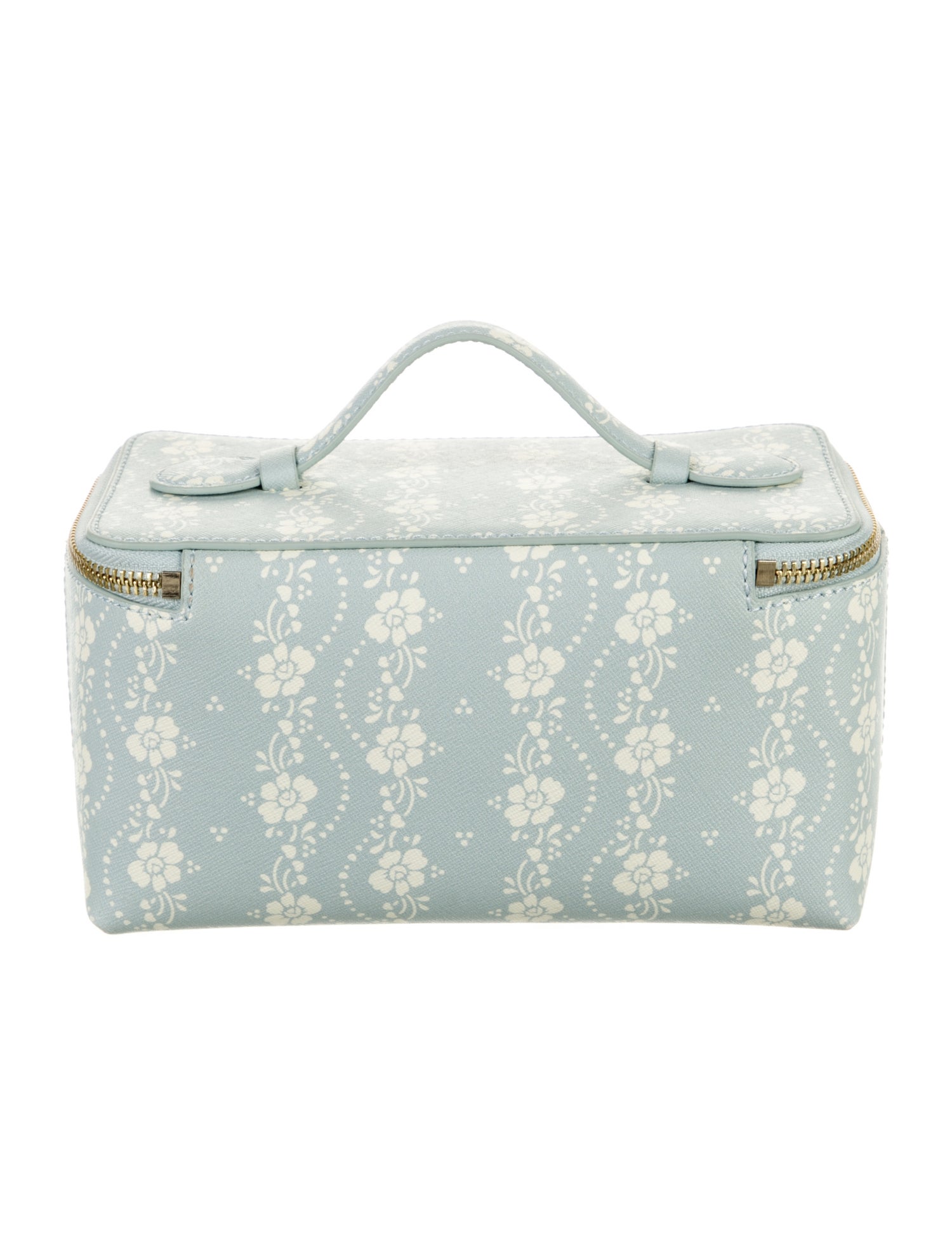 Neely & Chloe Leather Printed Cosmetic Bag