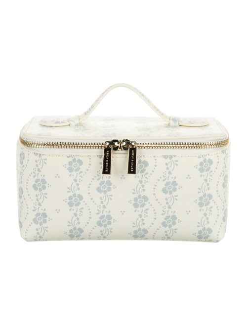 Neely & Chloe Leather Printed Cosmetic Bag