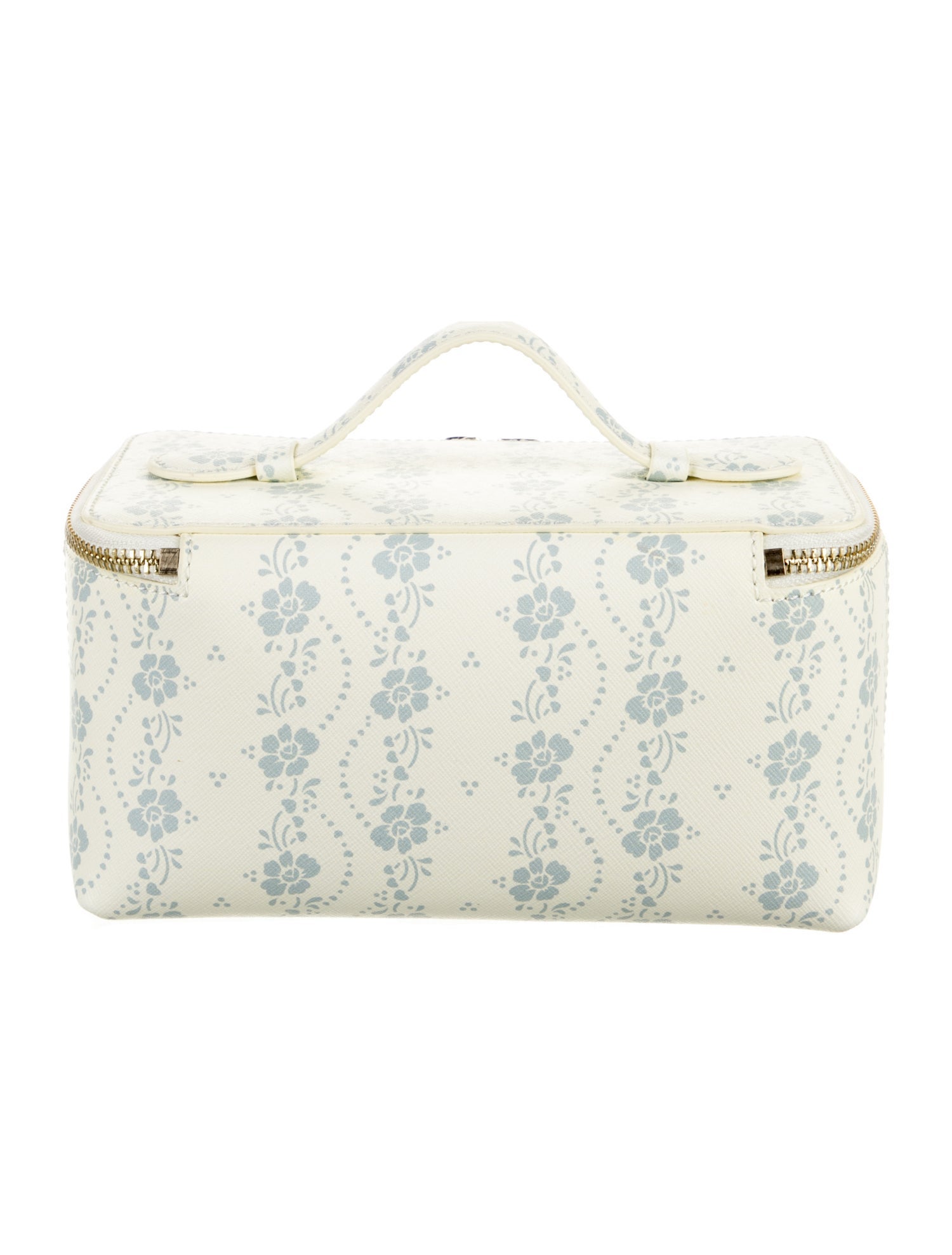 Neely & Chloe Leather Printed Cosmetic Bag