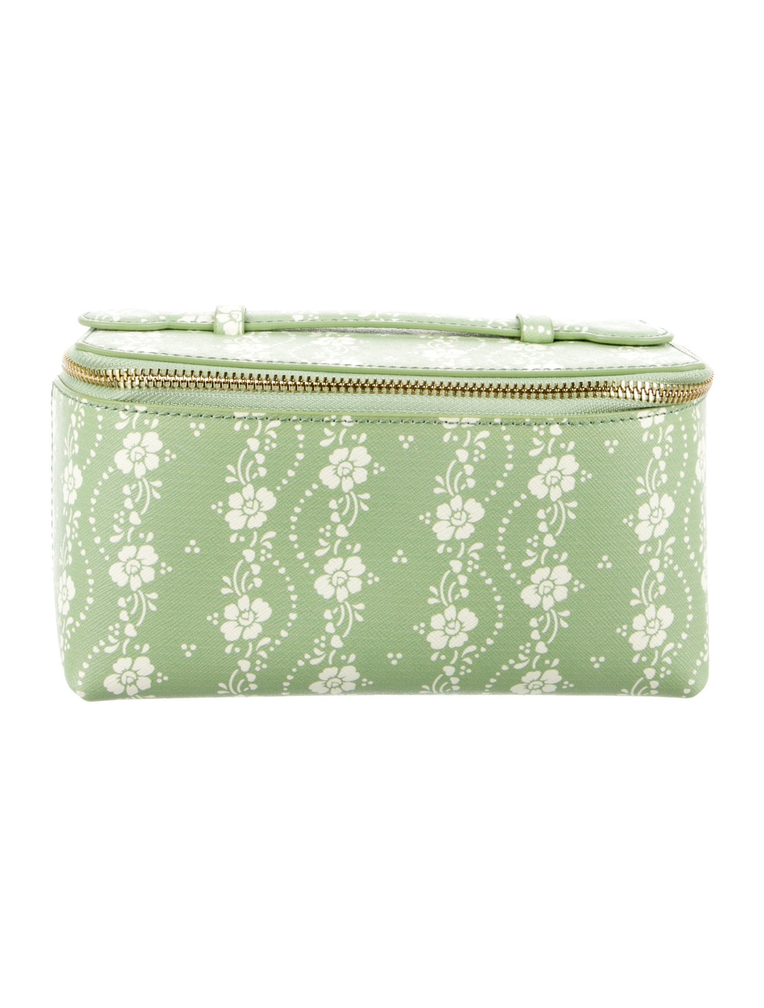 Neely & Chloe Leather Printed Cosmetic Bag