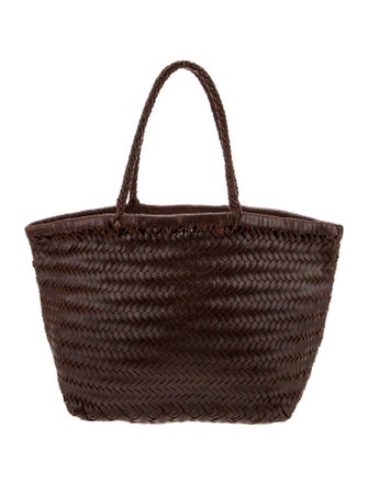 Neely & Chloe Leather Braided Handbag