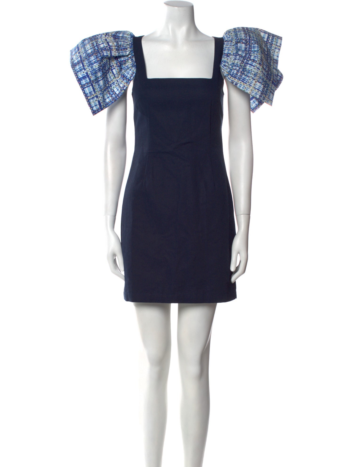 Neubyrne Plaid Print Mini Dress w/ Tags