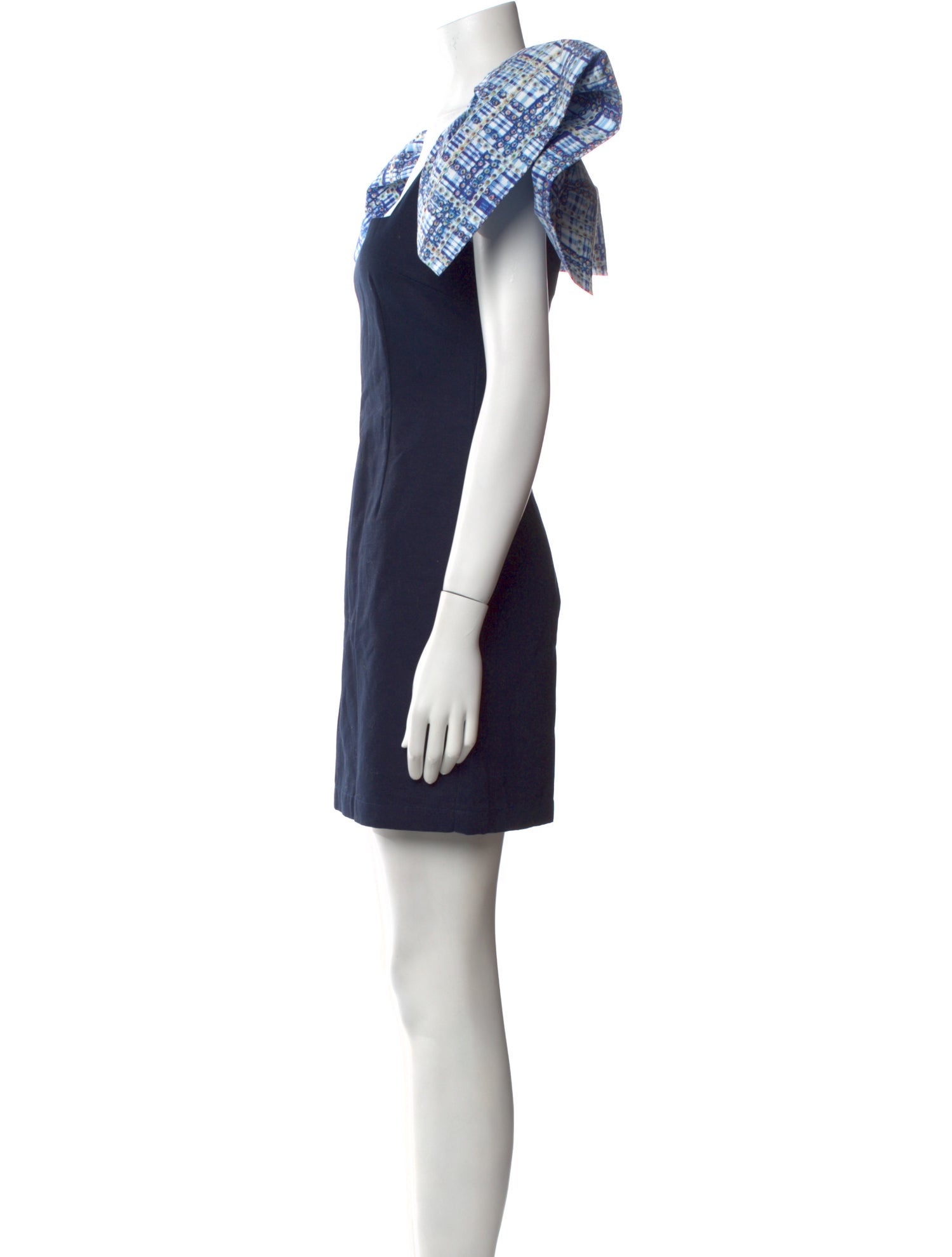 Neubyrne Plaid Print Mini Dress w/ Tags