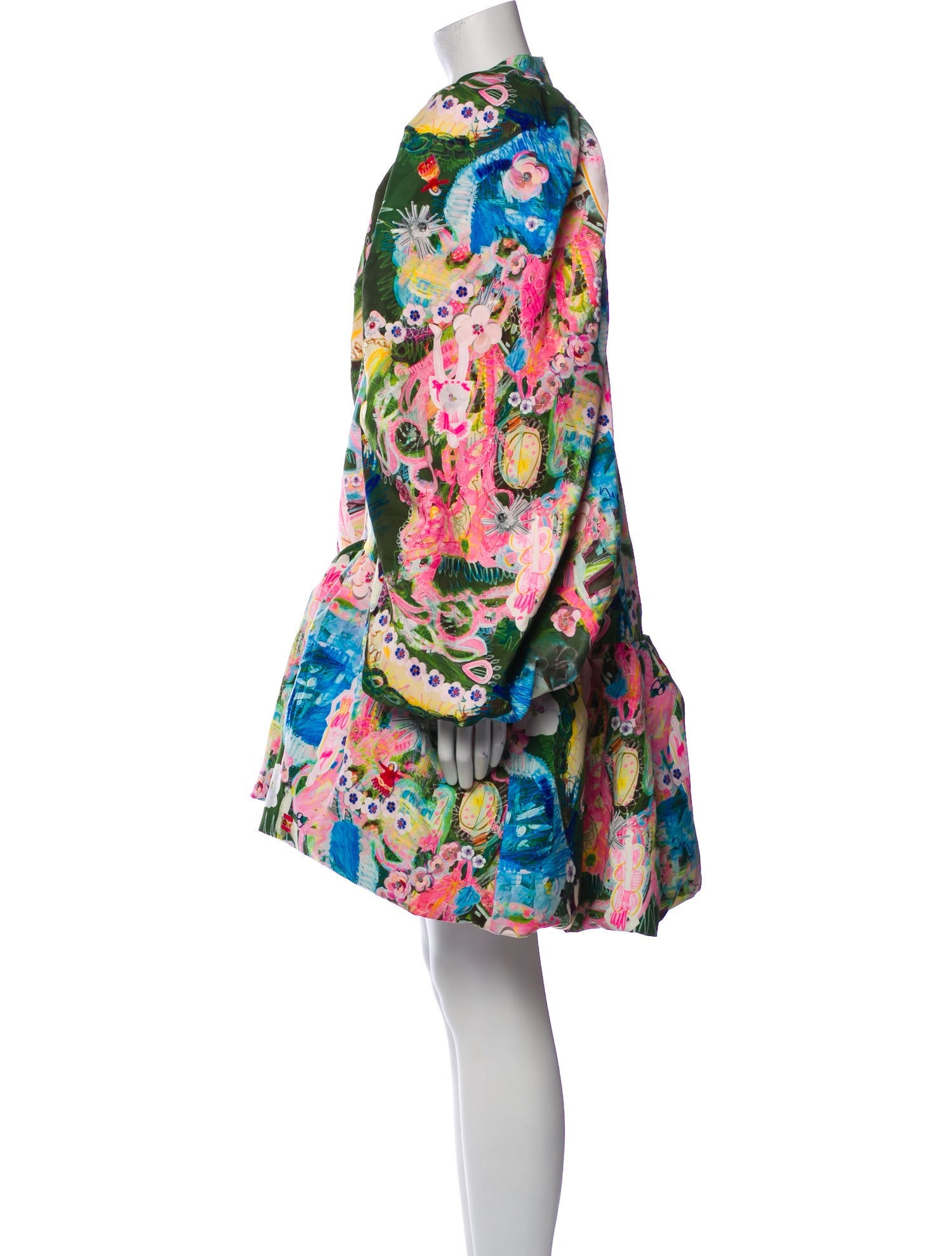 Neubyrne Floral Print Mini Dress
