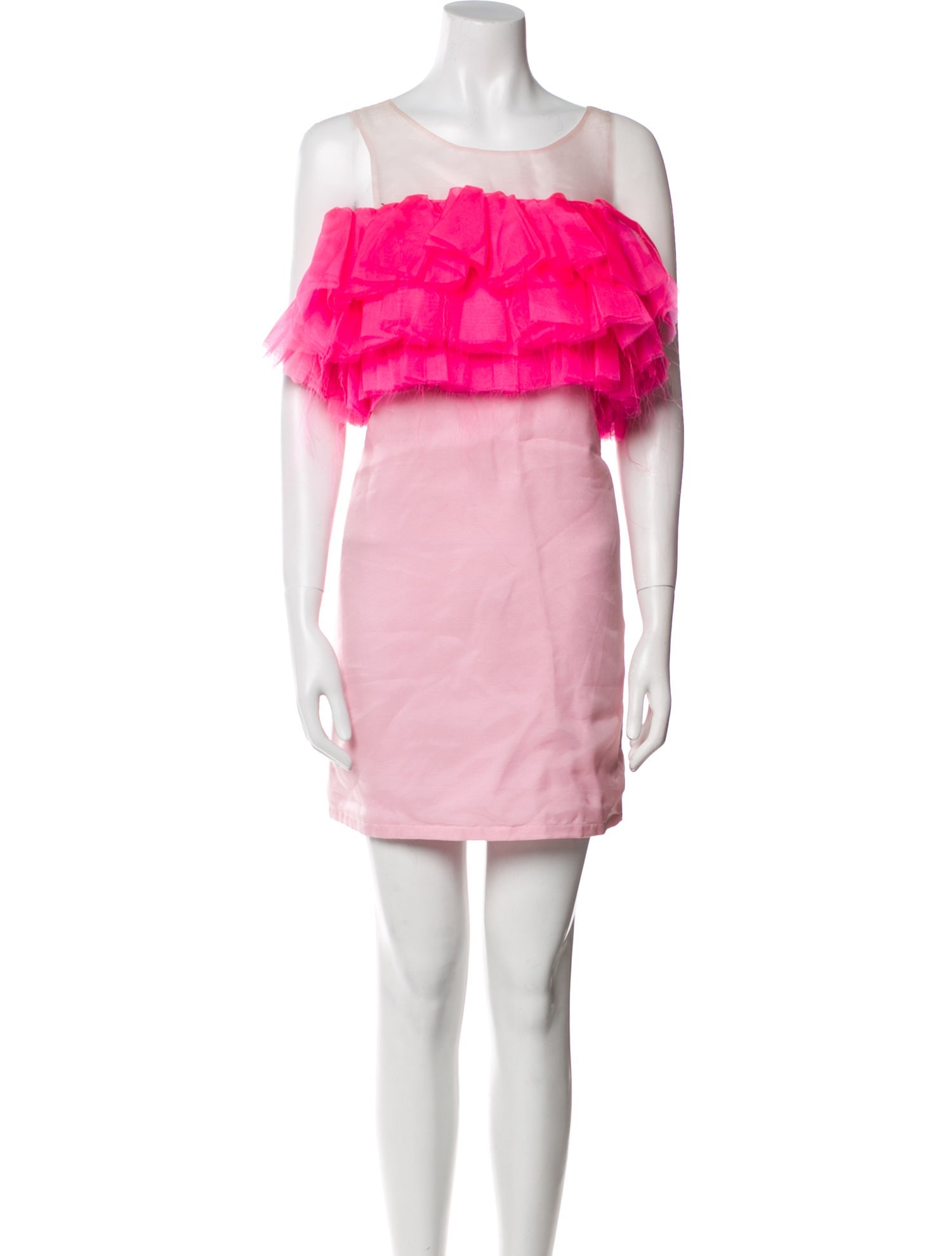 Neubyrne Scoop Neck Mini Dress