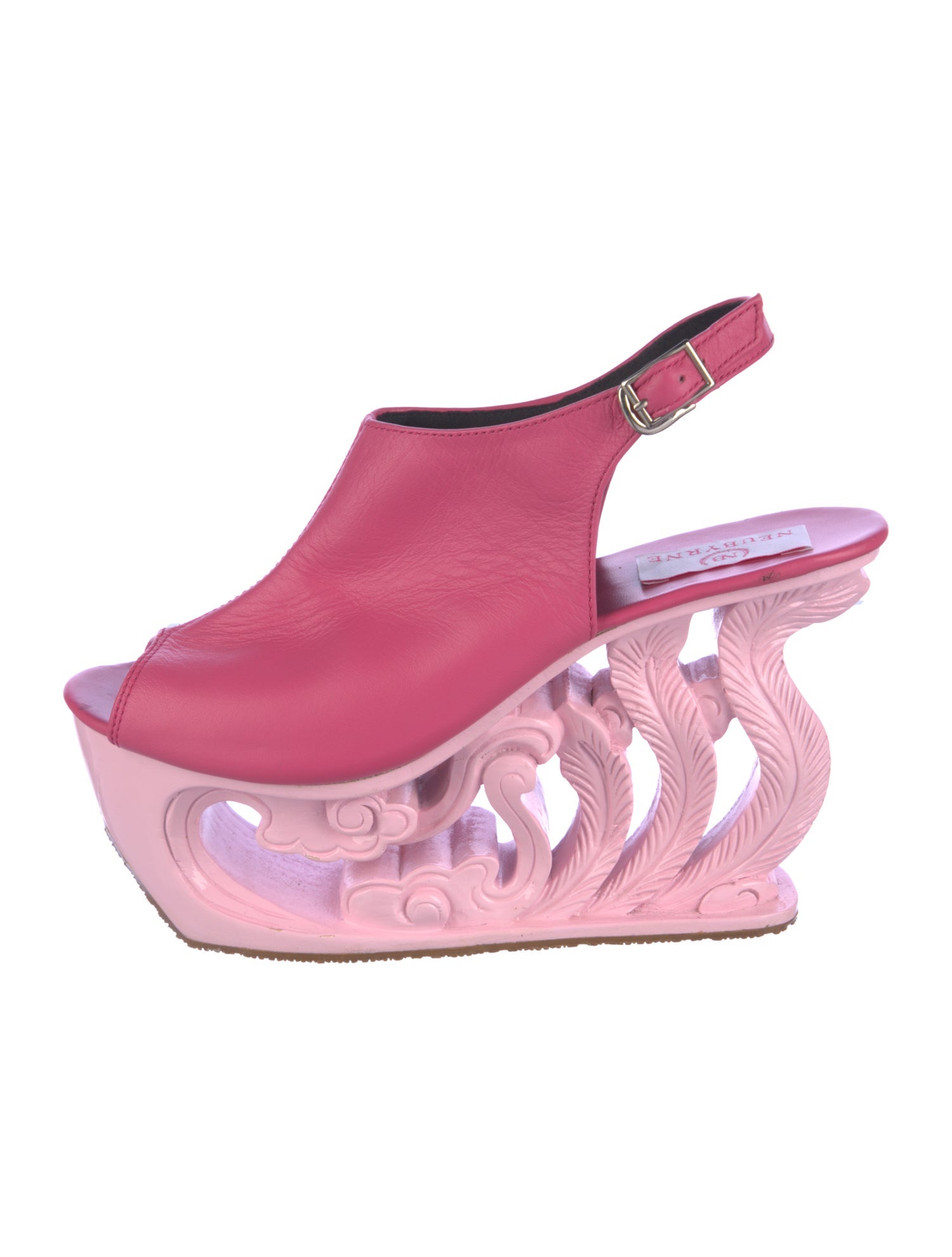 Neubyrne Leather Slingback Pumps