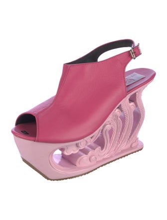 Neubyrne Leather Slingback Pumps