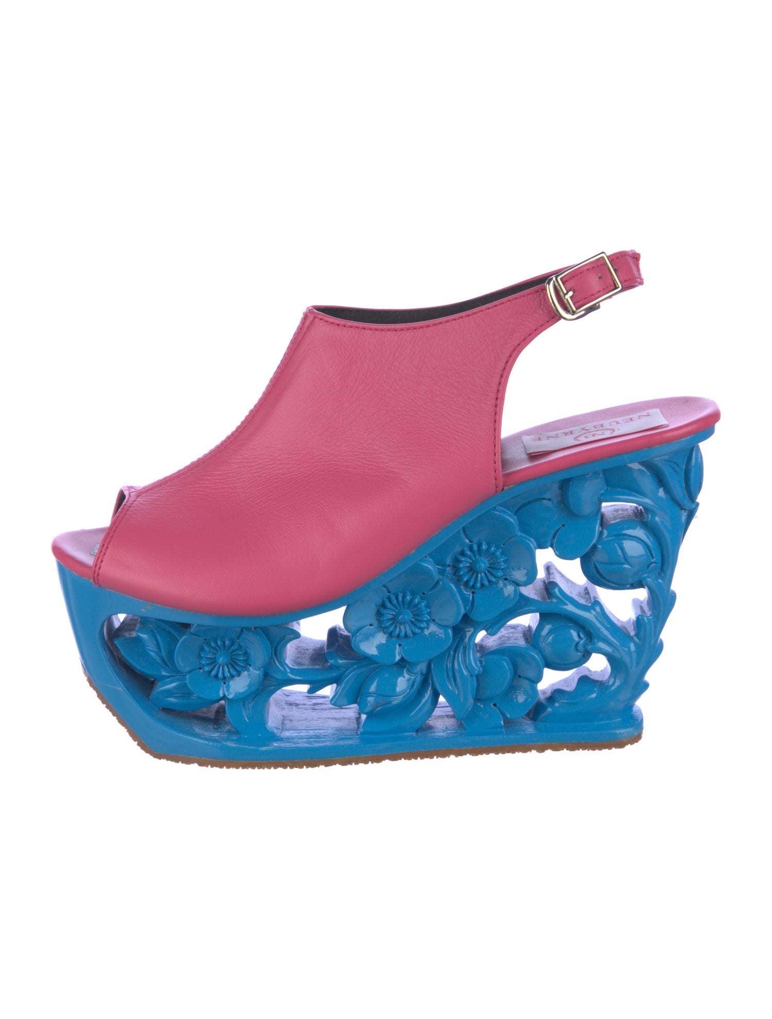 Neubyrne Leather Slingback Pumps