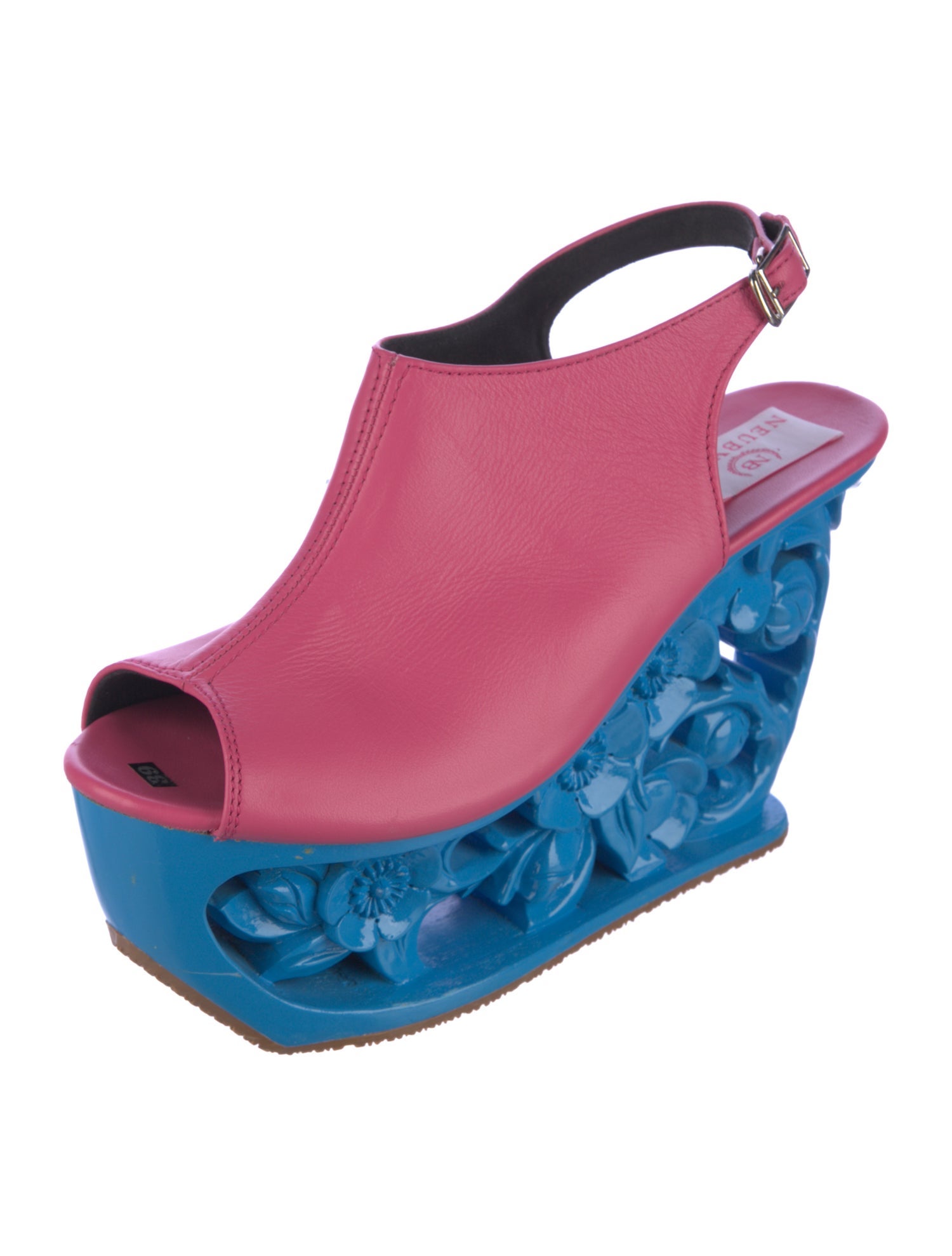 Neubyrne Leather Slingback Pumps