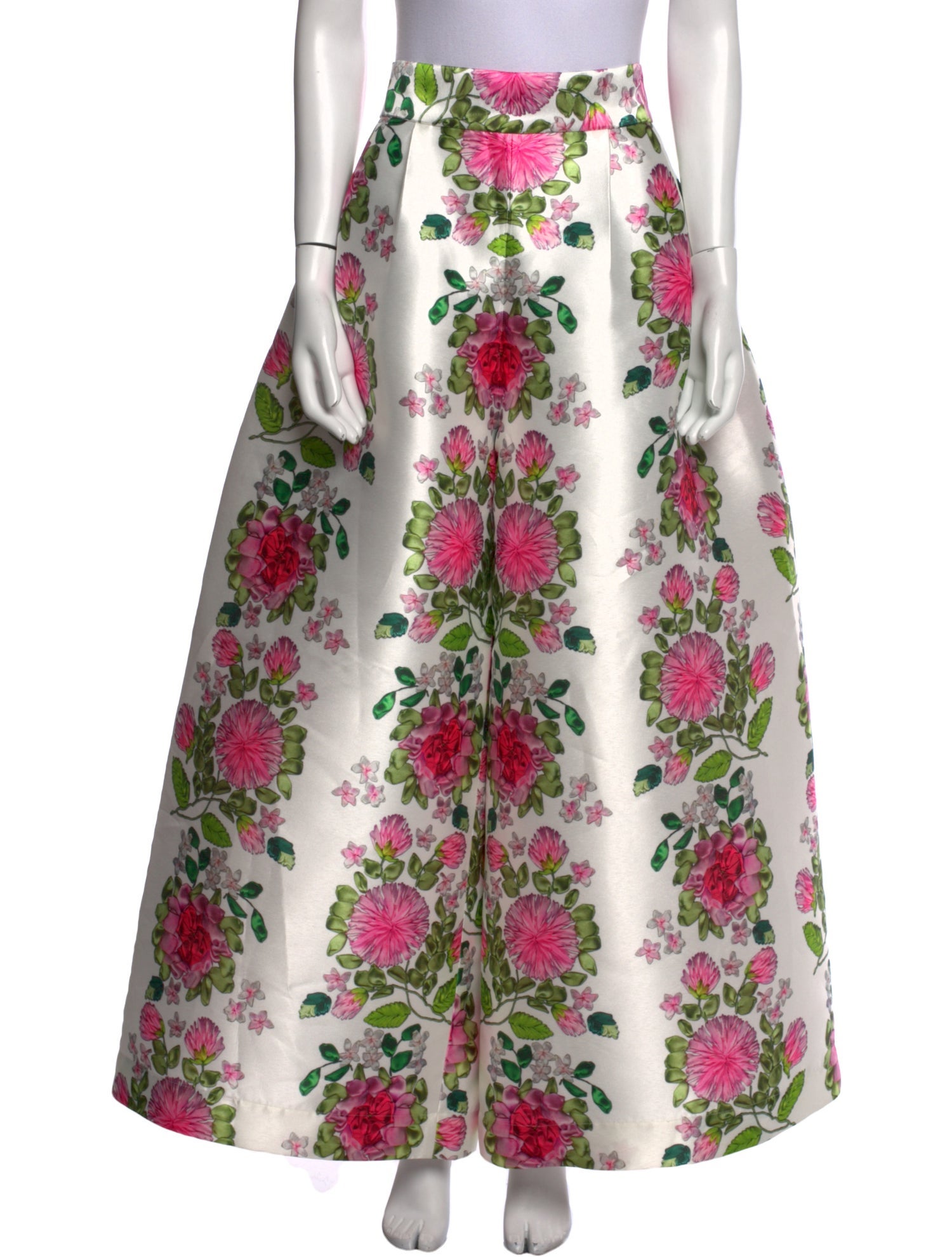 Neubyrne Floral Print Wide Leg Pants