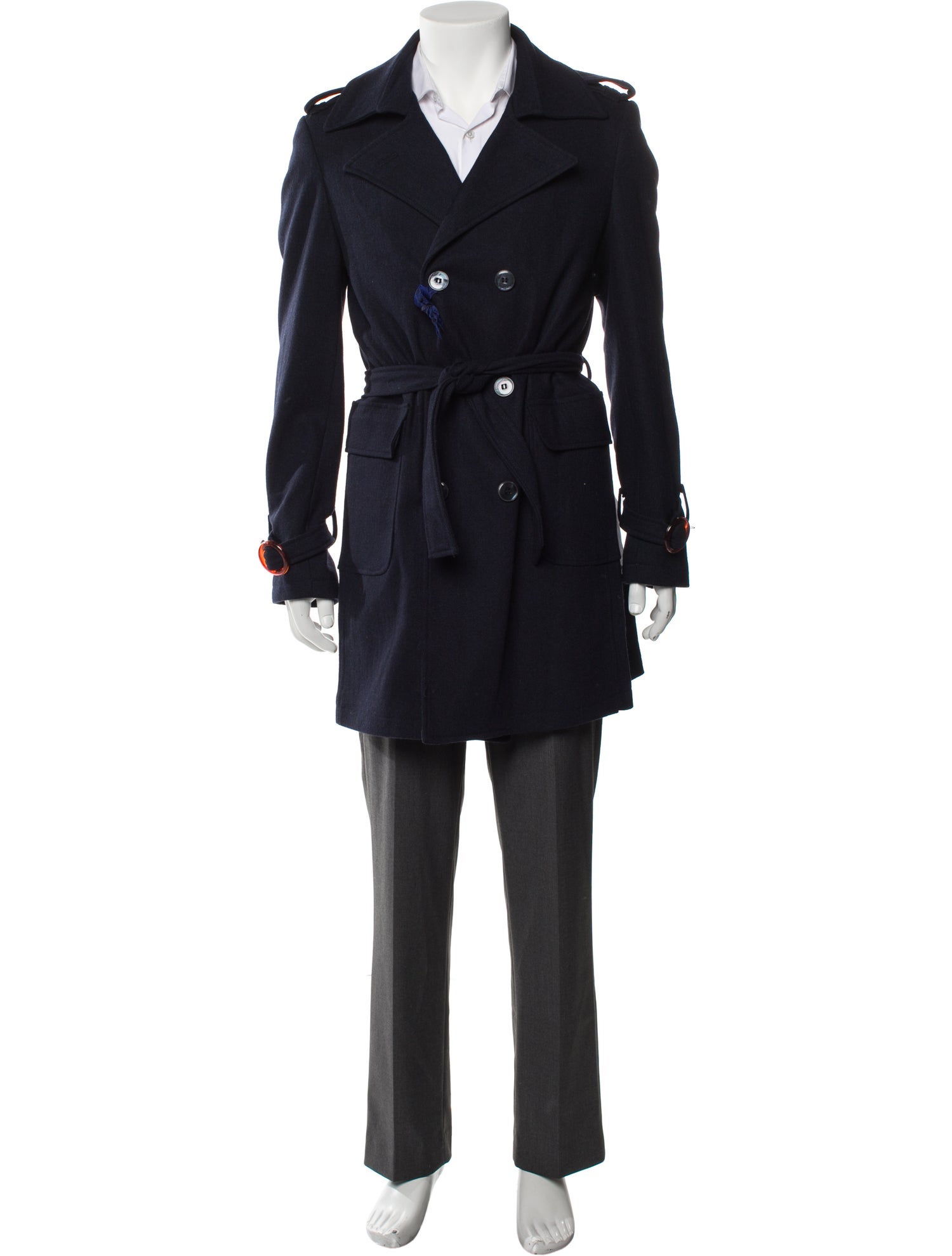 Neill Katter Wool Trench Coat