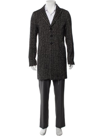 Neill Katter Tweed Pattern Overcoat