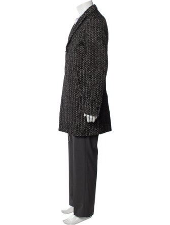 Neill Katter Tweed Pattern Overcoat