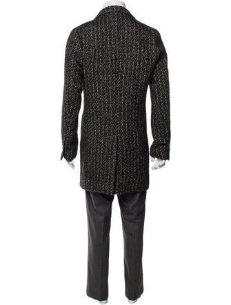 Neill Katter Tweed Pattern Overcoat