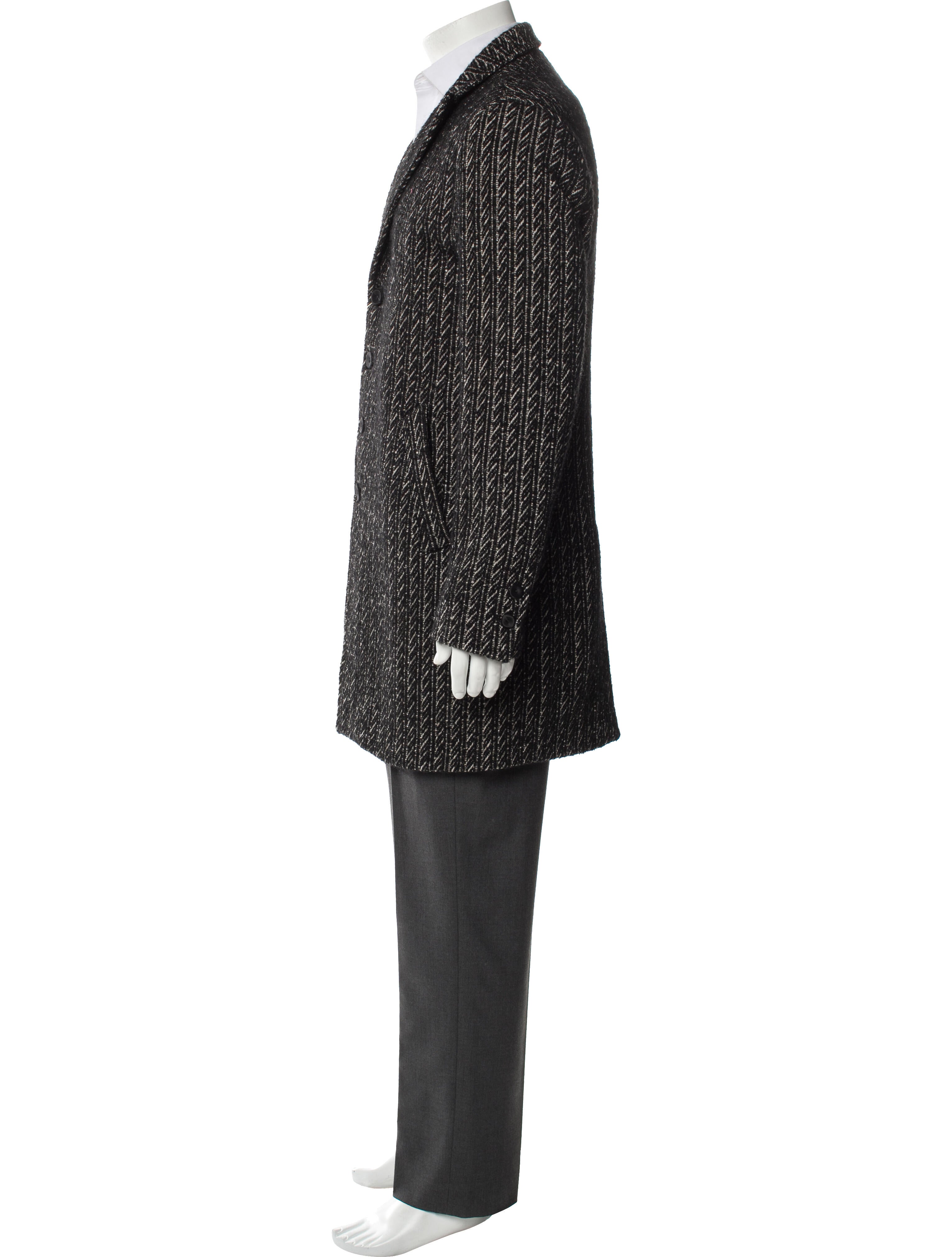 Neill Katter Striped Overcoat w/ Tags