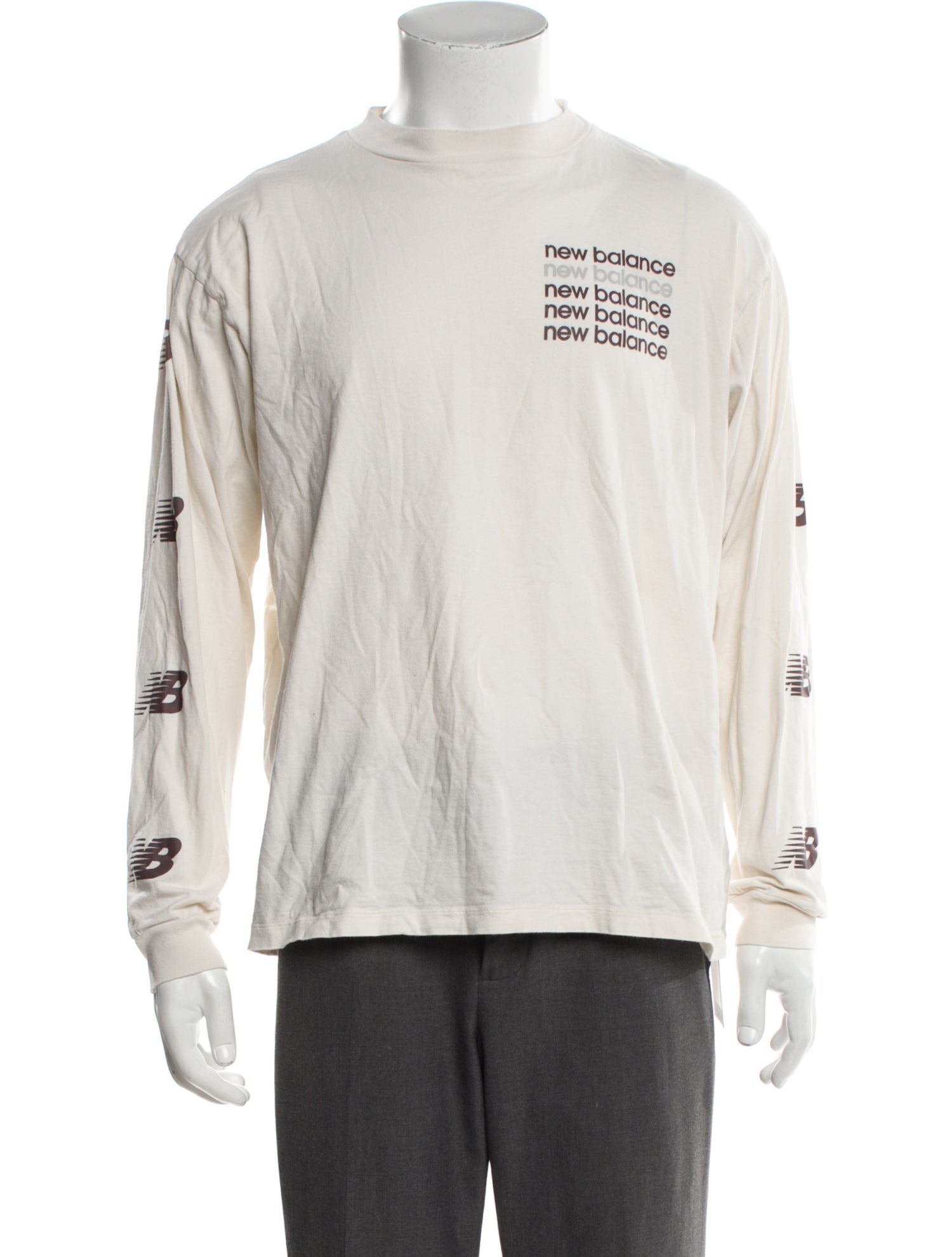 New Balance x AURALEE Graphic Print Crew Neck T-Shirt