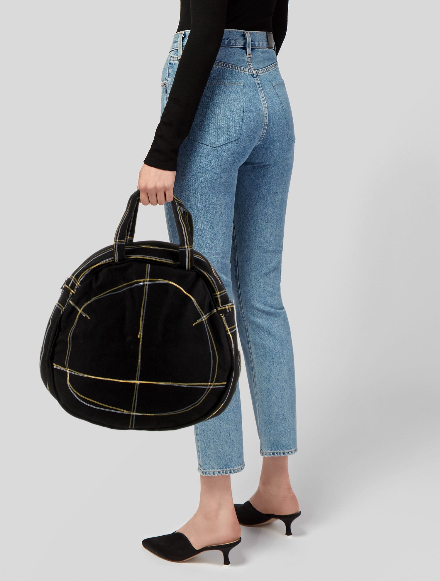 Christopher Nemeth Canvas Top Handle Bag