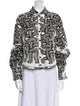 Christopher Nemeth Linen Printed Button-Up Top