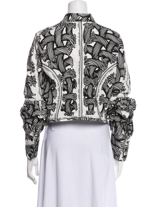 Christopher Nemeth Linen Printed Button-Up Top