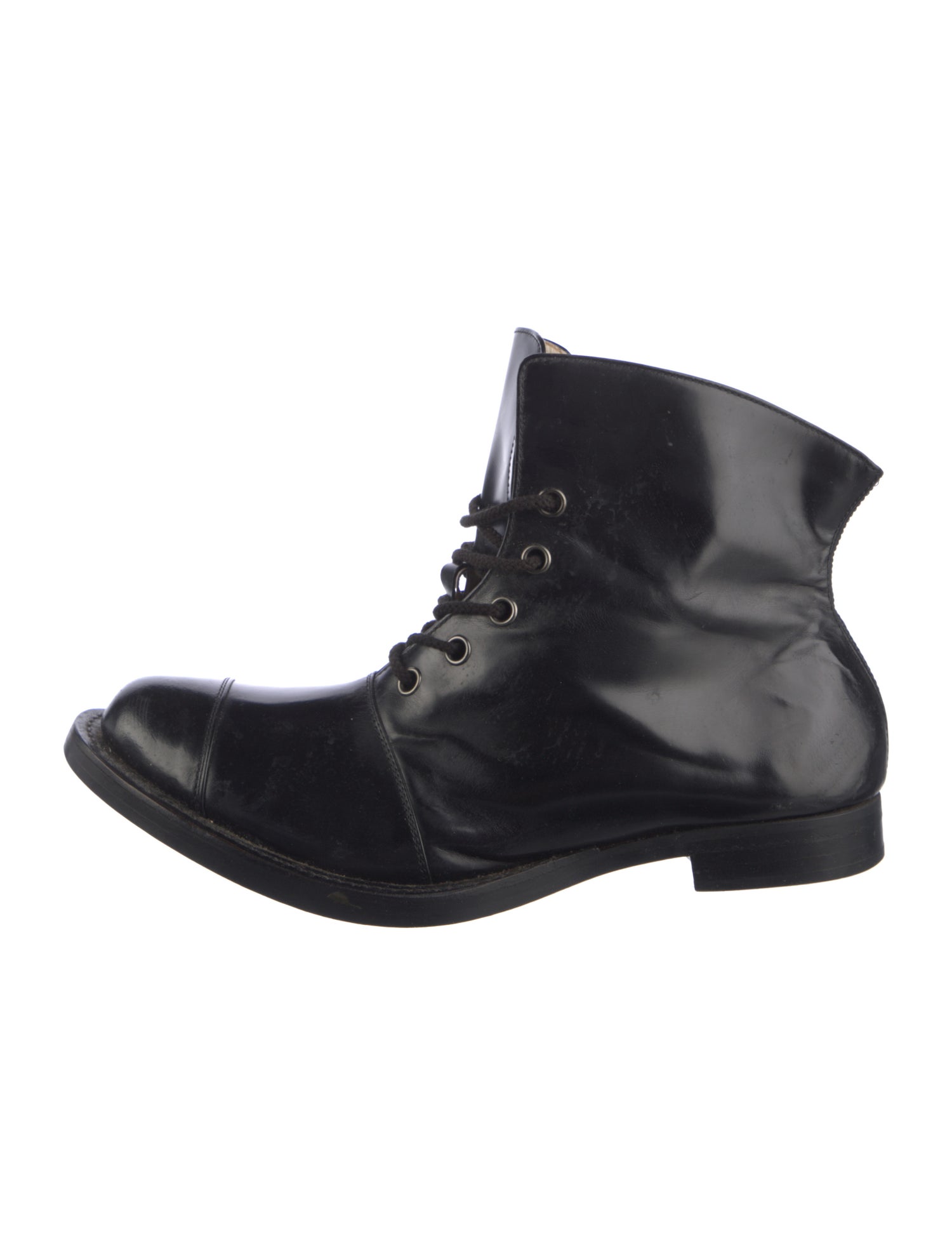 Christopher Nemeth Leather Lace-Up Boots