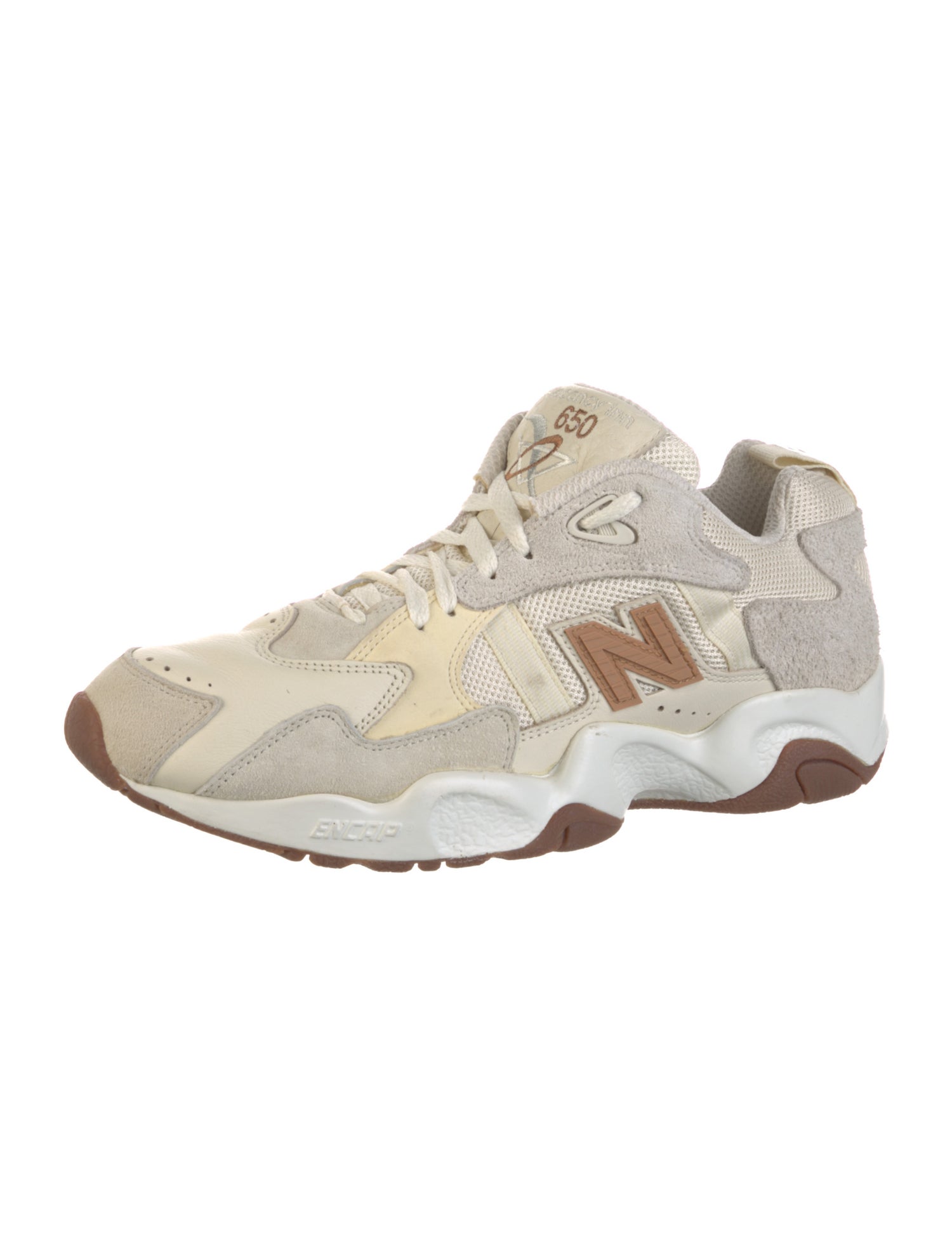 New Balance x No Vacancy Inn Suede Colorblock Pattern Sneakers