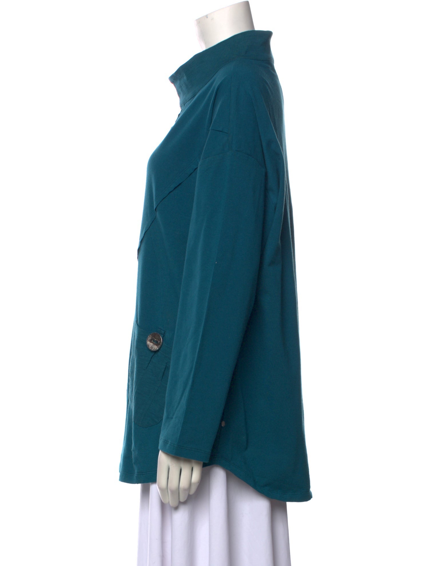 Neon Blonde Cowl Neck Long Sleeve Tunic