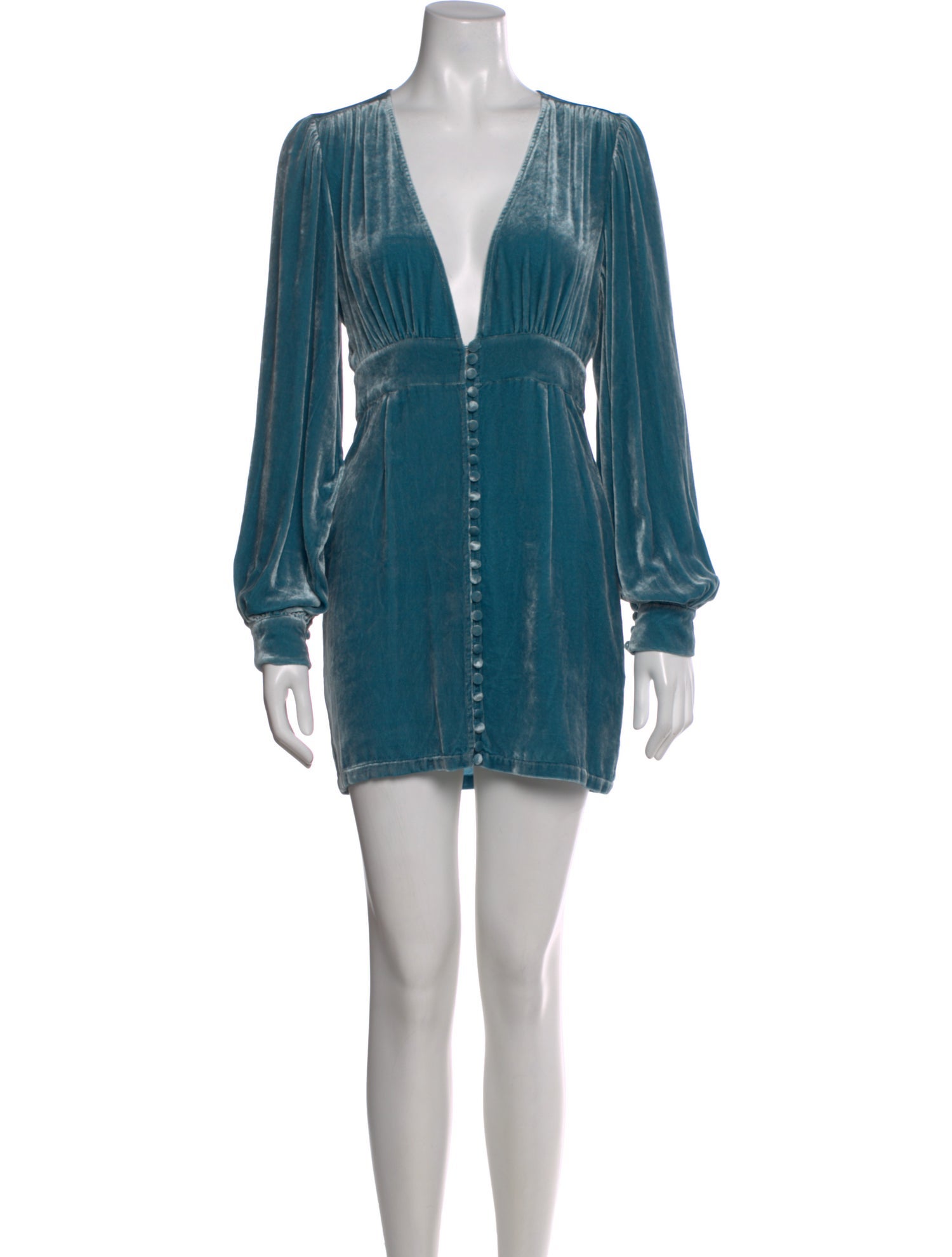 V-Neck Mini Dress