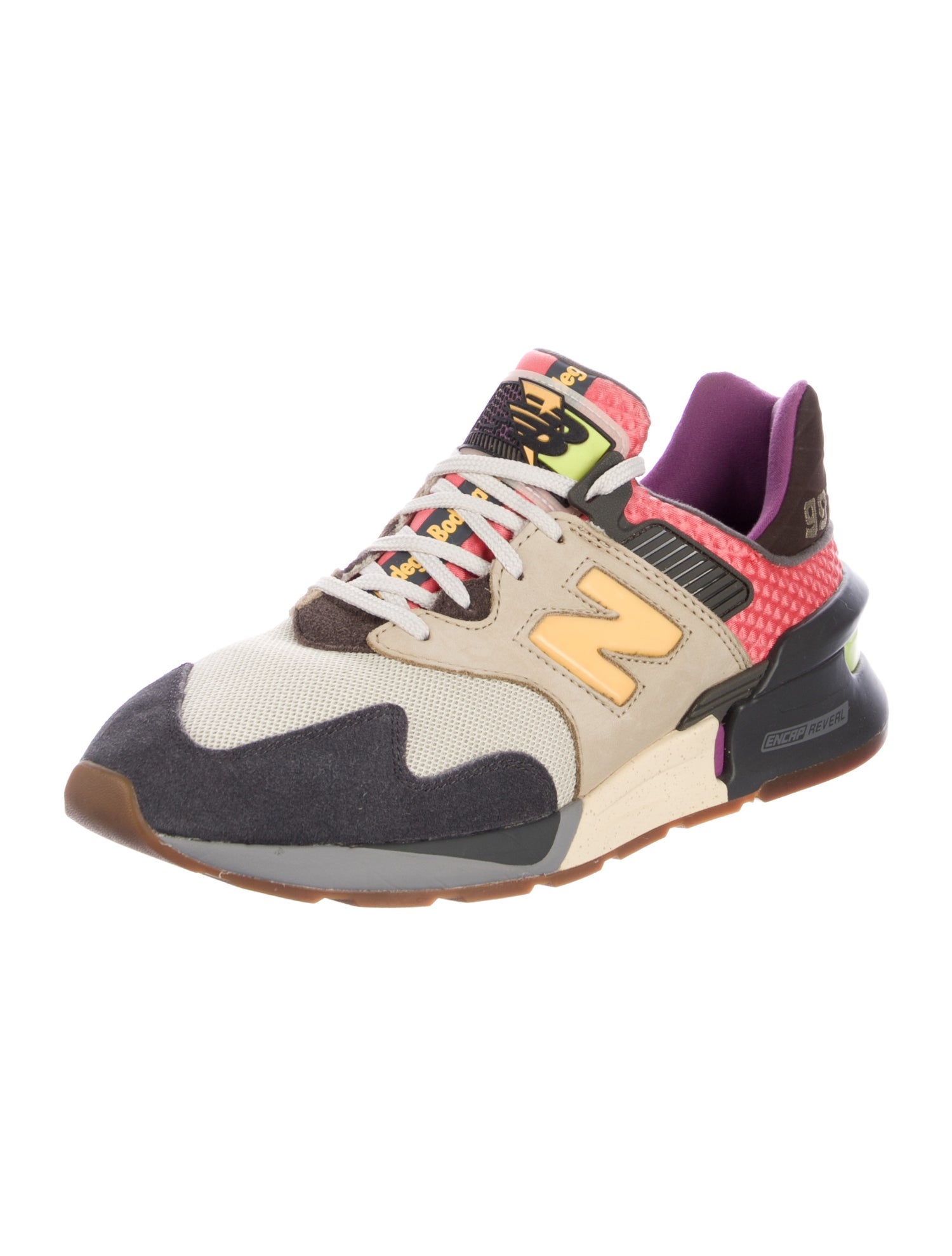 New Balance x Bodega Suede Printed Athletic Sneakers