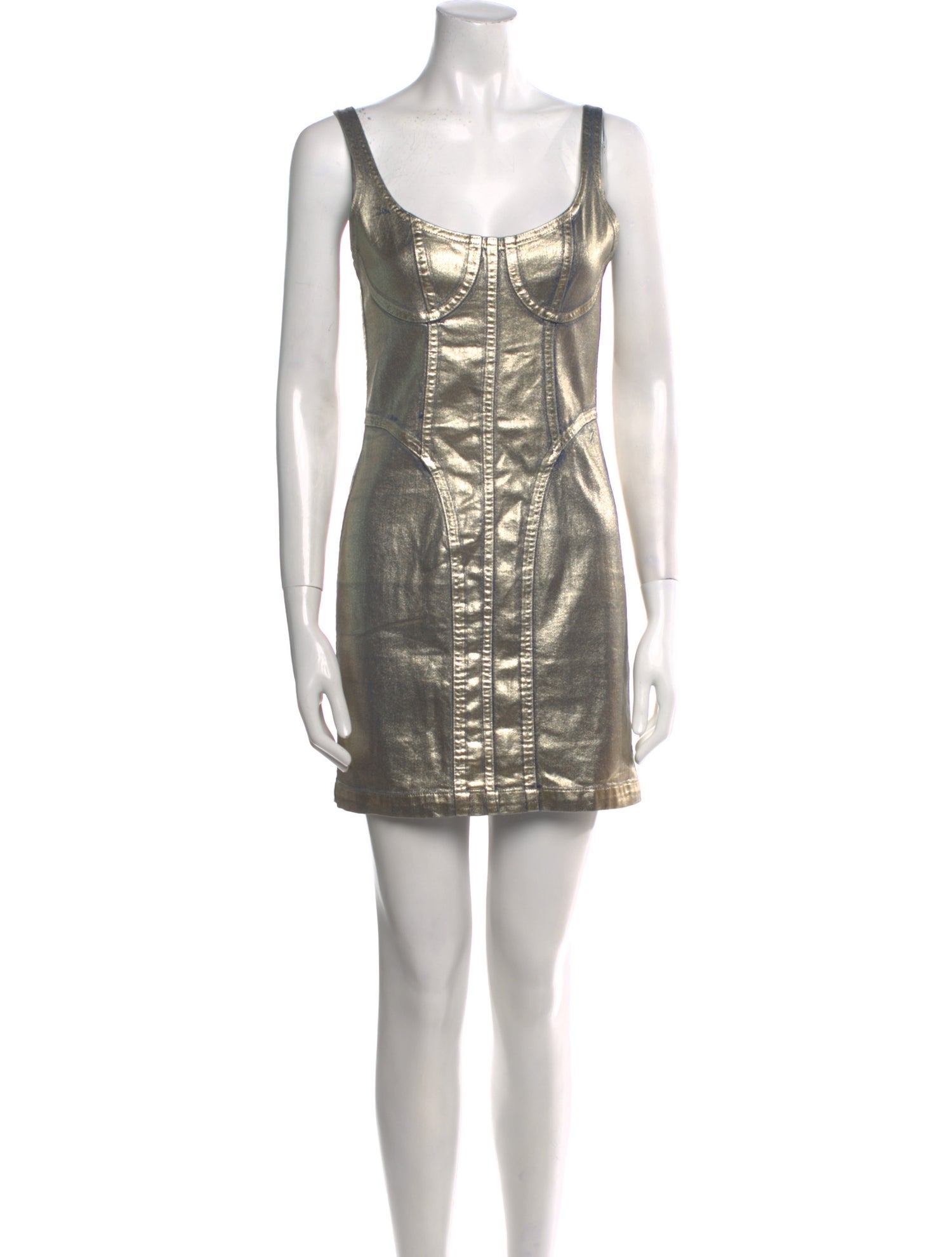 Noam Scoop Neck Mini Dress