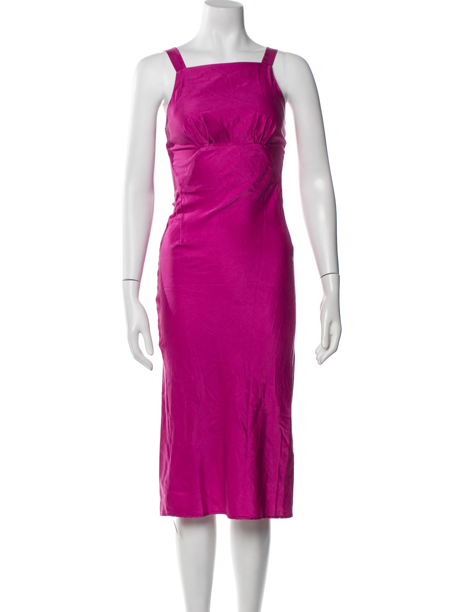 Noam Square Neckline Midi Length Dress