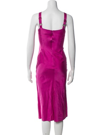 Noam Square Neckline Midi Length Dress