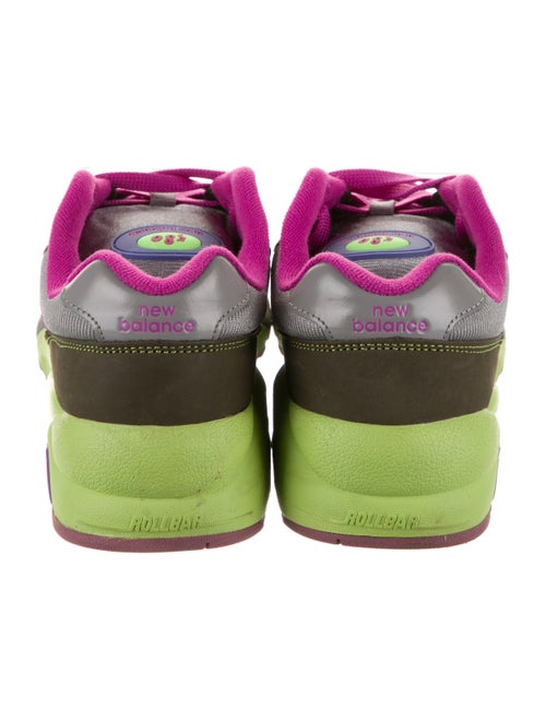 New Balance x Stray Rats 580 Stray Rats Khaki Purple Athletic Sneakers