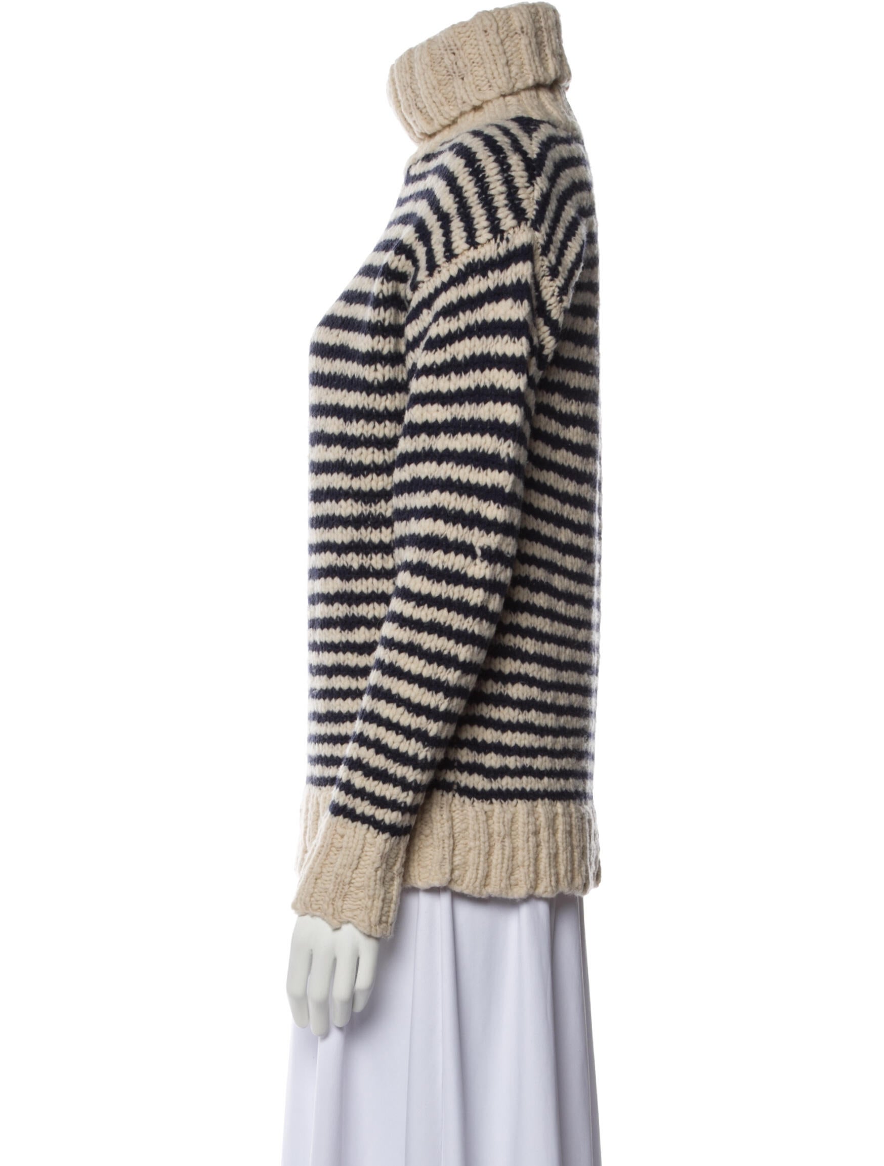New Scotland Merino Wool Striped Sweater