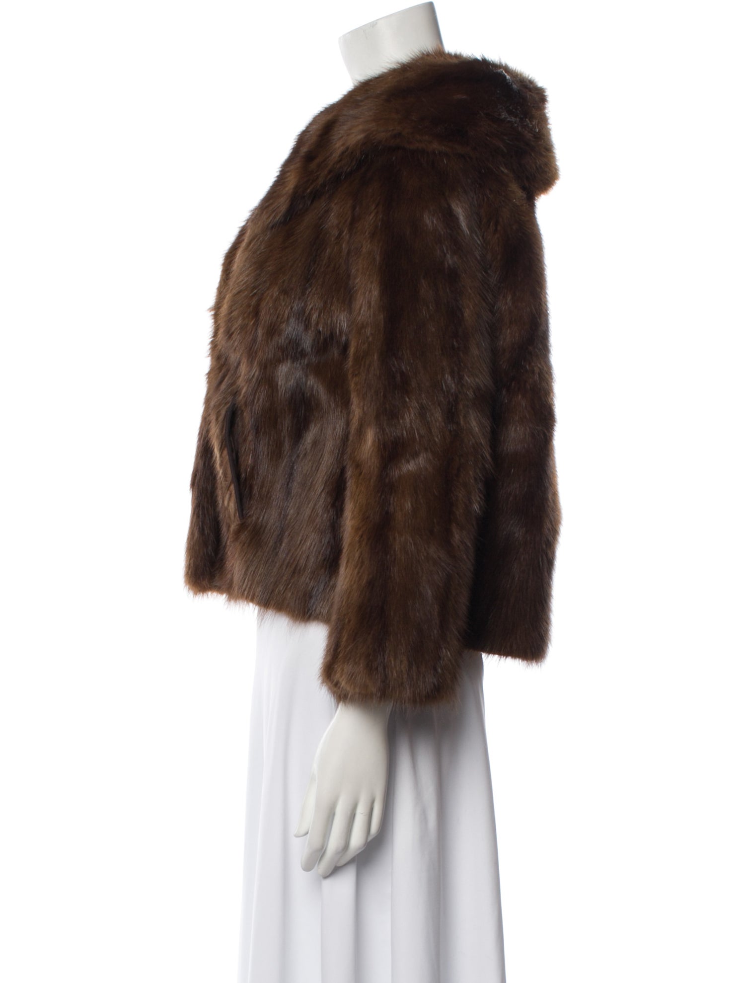 NELSON Furs Fur Faux Fur Jacket