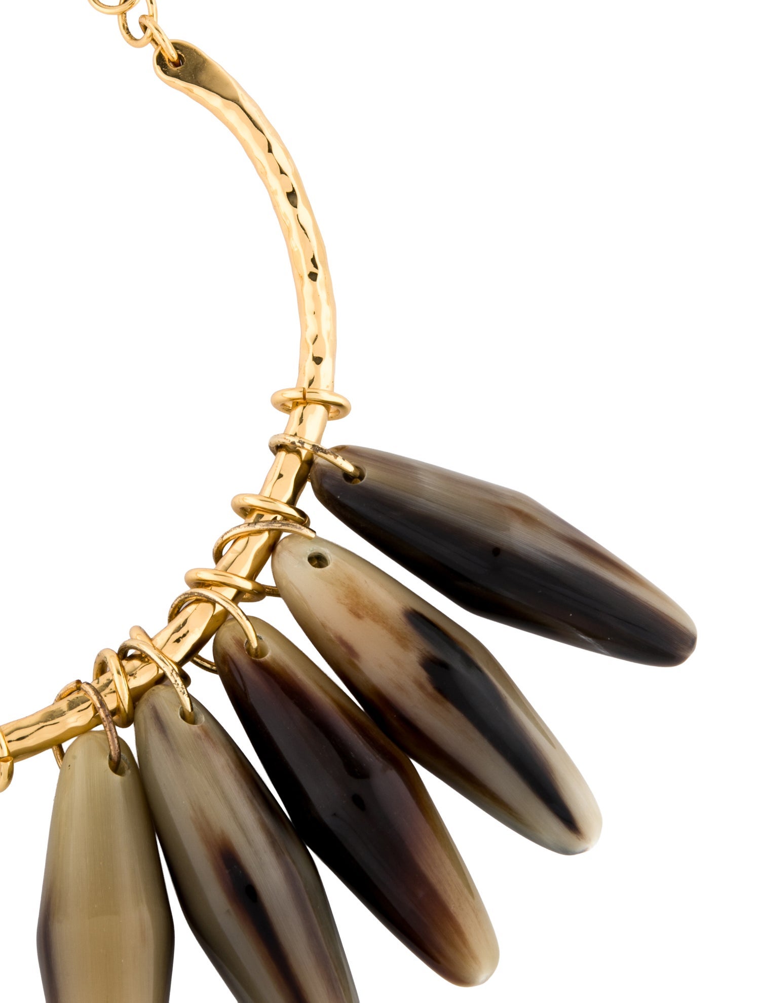 Nest Jewelry Horn Pendant Collar Necklace