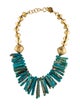 Nest Jewelry Turquoise Jasper Point Statement Collar Necklace